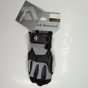 NWT Black Diamond Transition Rock Series Gloves Climbing BD801852BLAKS Small NEW